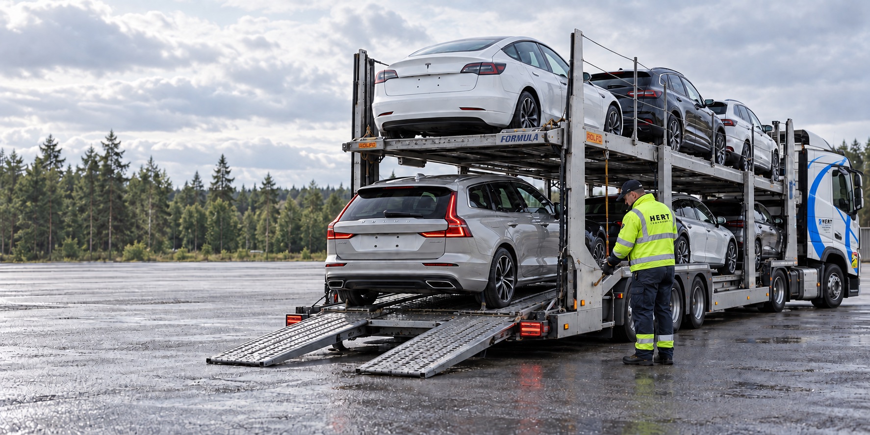 Hert Transport autoveok maanteel