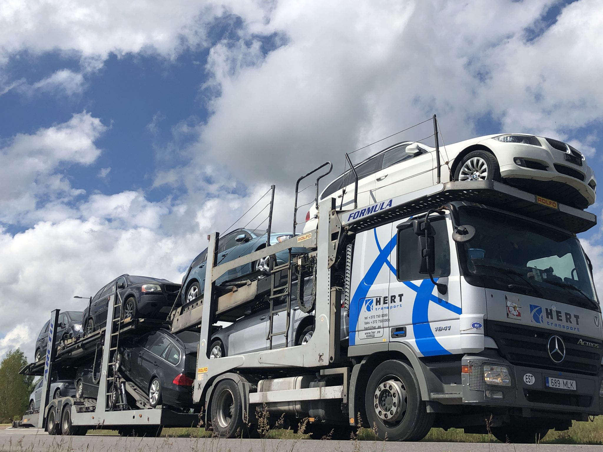 Nos services de transport de voiture par camion en Europe - Kyncar